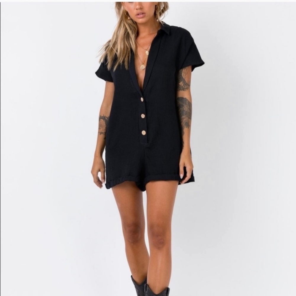 Princess Polly Babydoll romper 100% cotton Gauze texture size 4